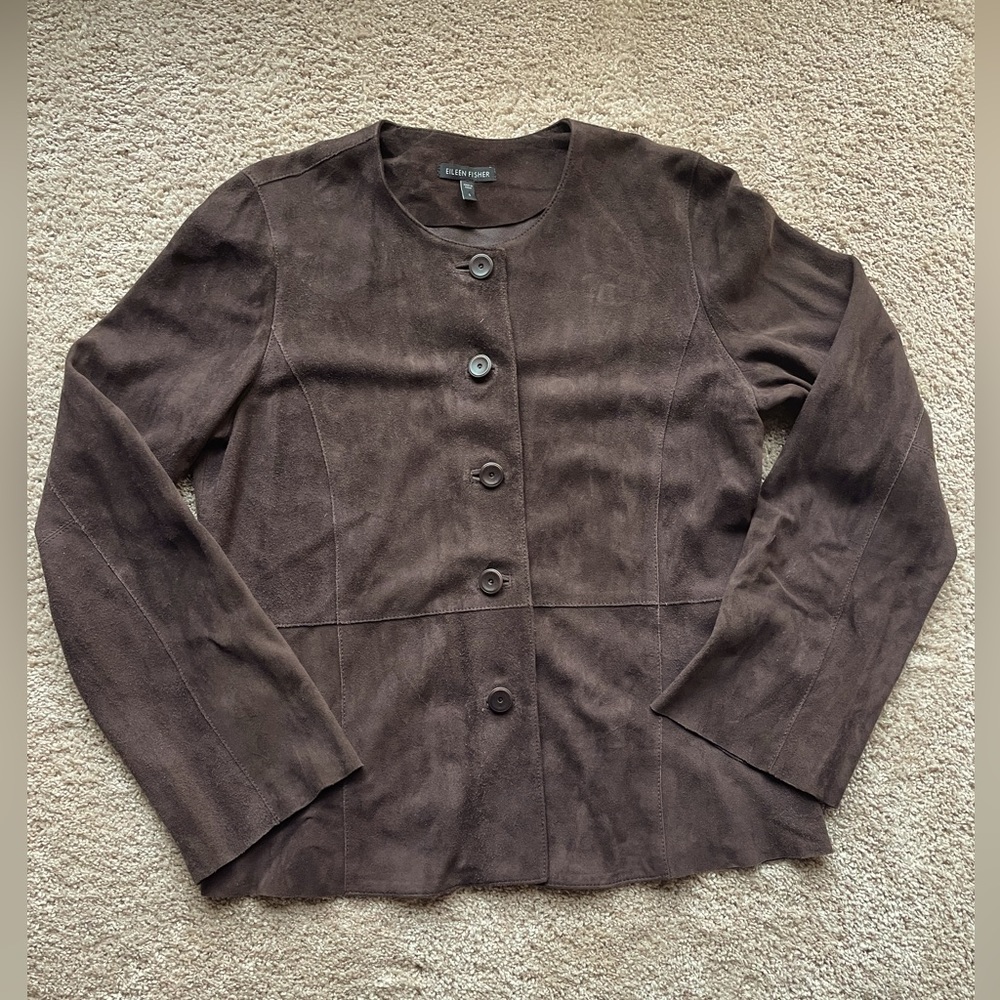 Eileen Fisher Suede Jacket